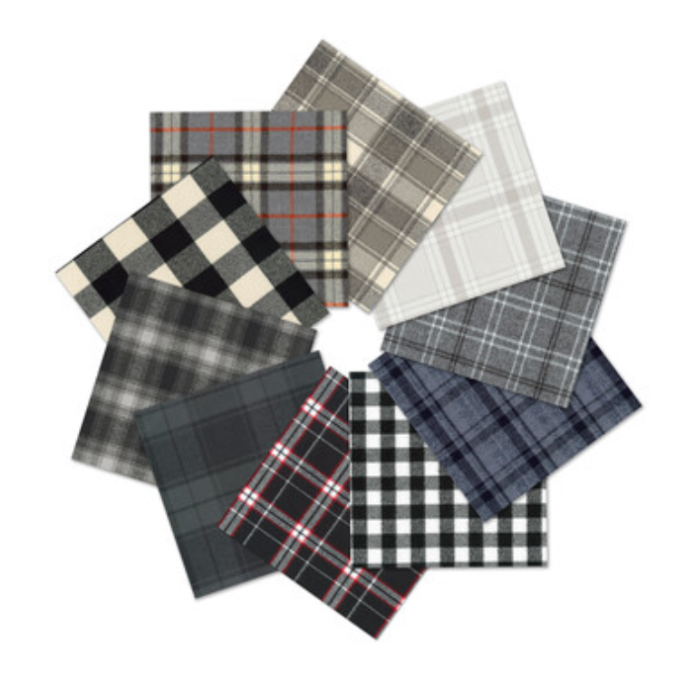Mammoth Flannel - Shadows and Light Fat Quarter Bundle