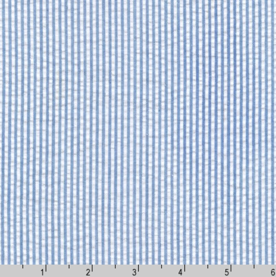 Seersucker Stripe Denim - 56" Width - Kaufman