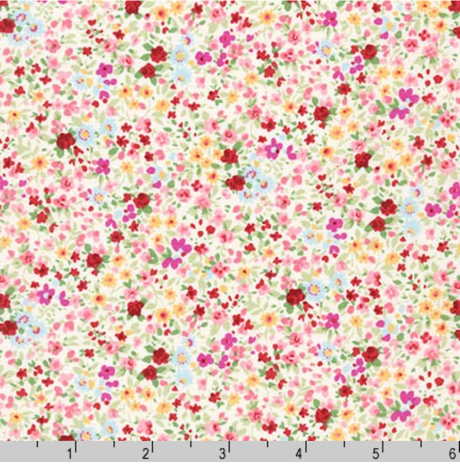 Sevenberry Petite Garden - Fresh Florals Spring Yardage
