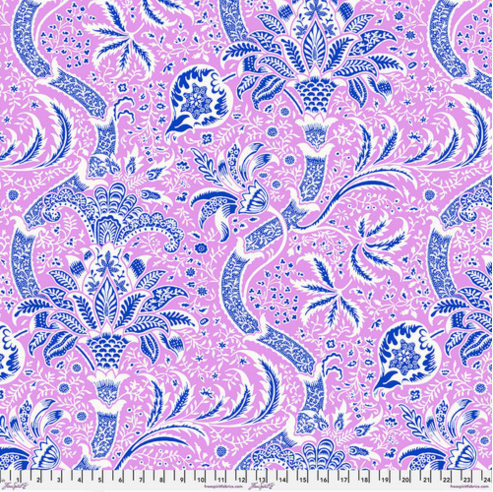 Indian Pink Fabric by Kaffe Fassett & Morris & Co | Free Spirit Fabrics