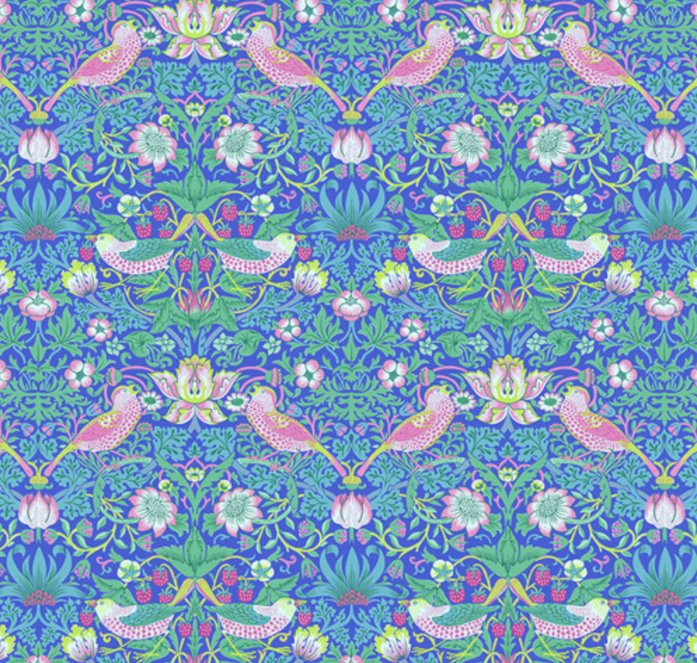 Strawberry Thief - Blue Yardage