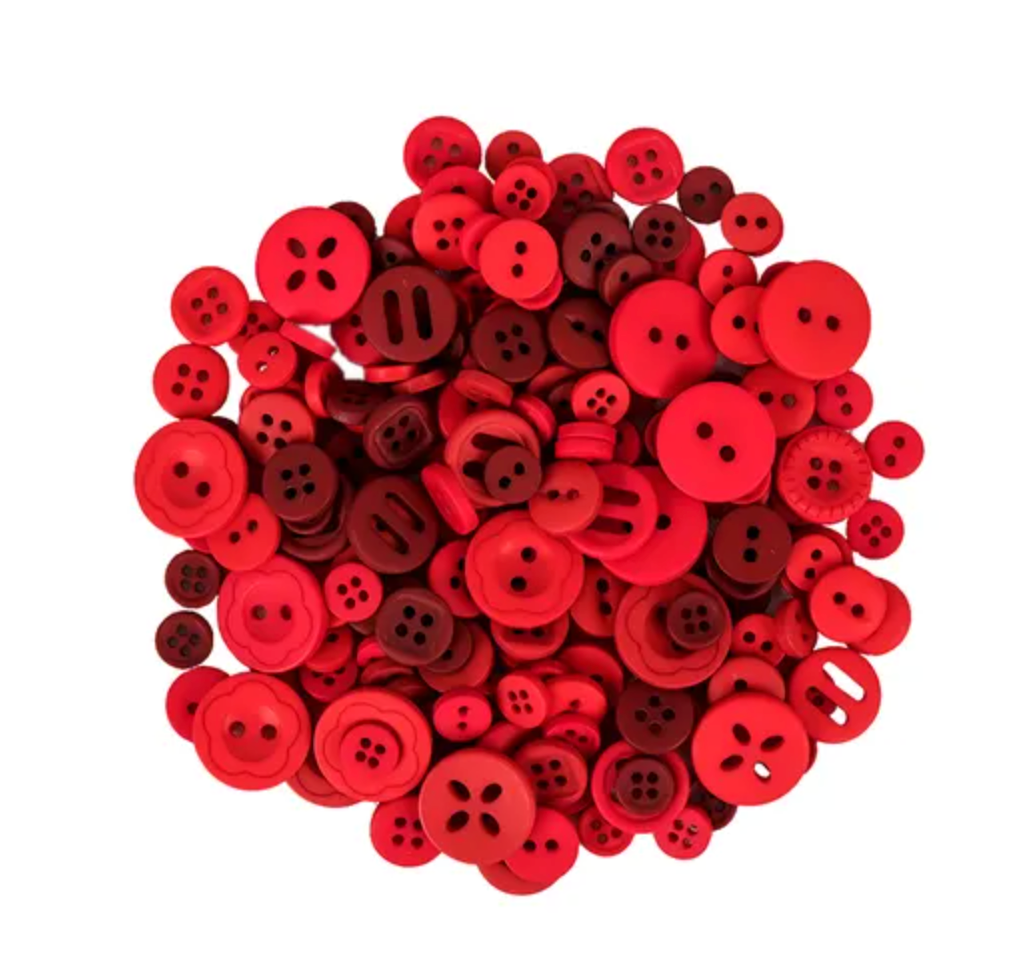 Lori Holt Cute Little Buttons - Barndoor Assortment