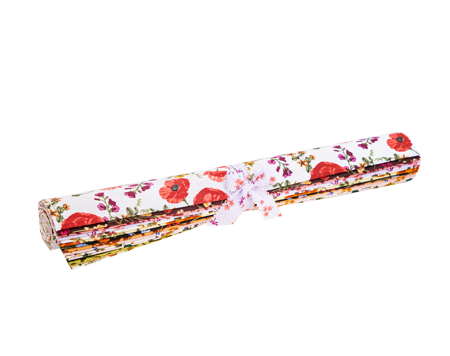 Ode to Poppies Fat Quarter Roll - 15 Pieces