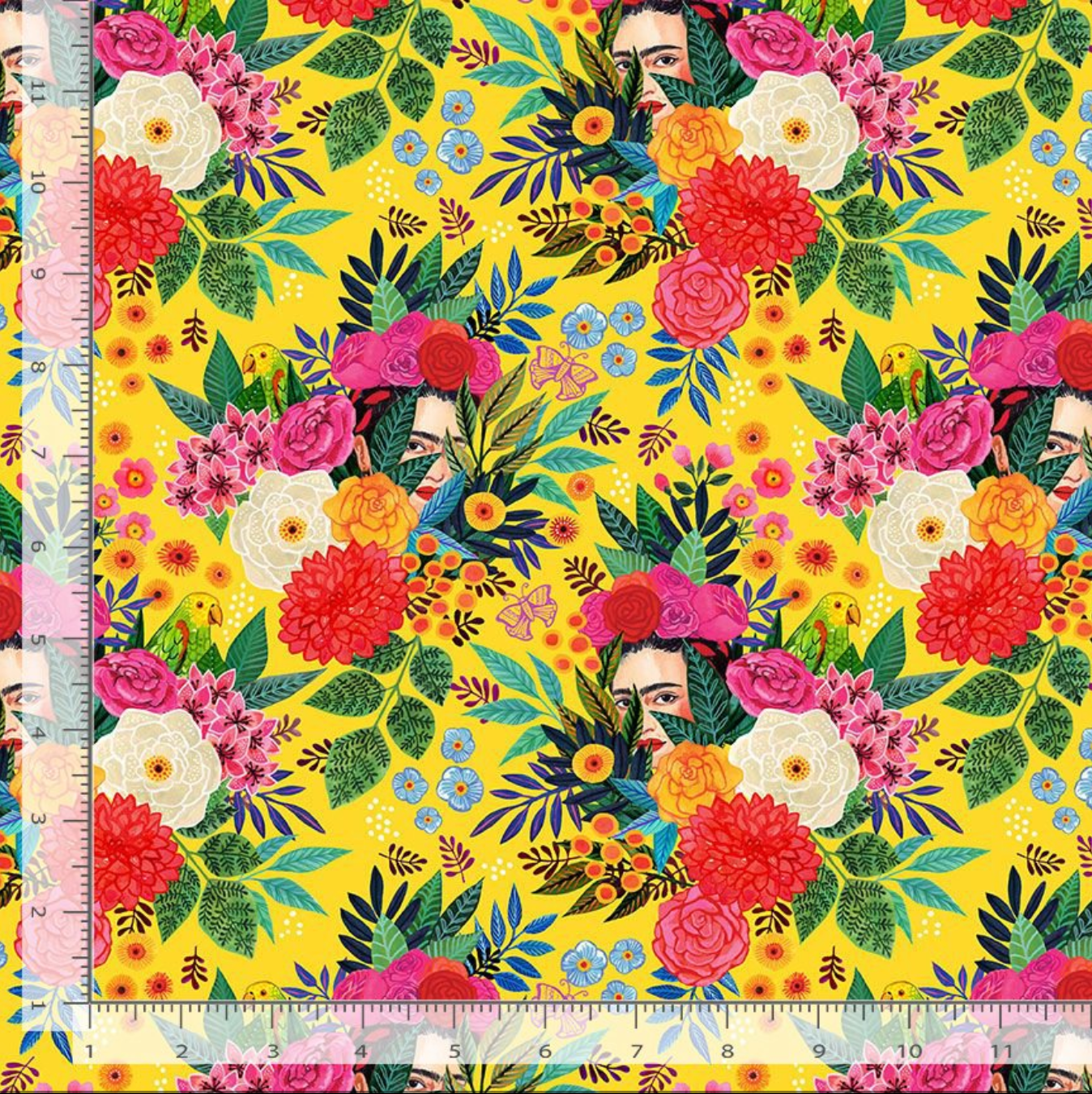 Hola Frida - Buttercup Yardage