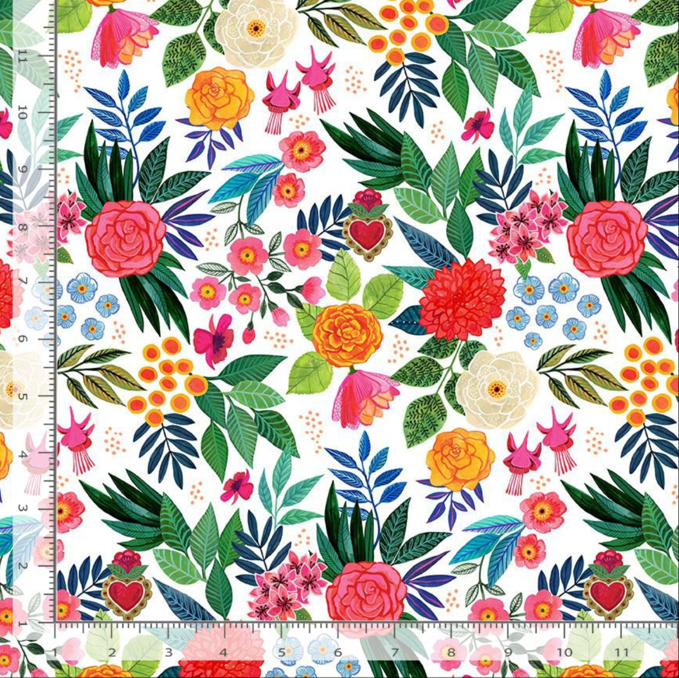 Hola Frida - Bellezza White Yardage