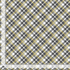 Holiday Plaid Grey Metallic Yardage