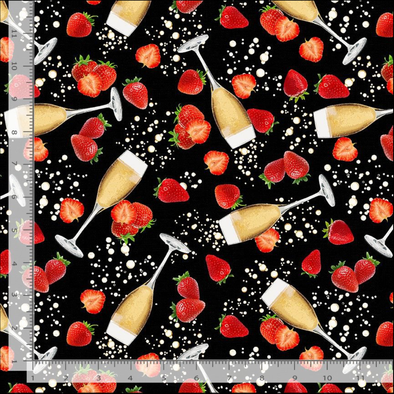Champagne and Strawberries Yardage