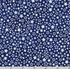 Holiday Charms - Silver Stars on Navy Yardage