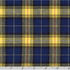 57" Width - Sevenberry Classic Plaid Yarn Dyed Twill - Blue Yardage