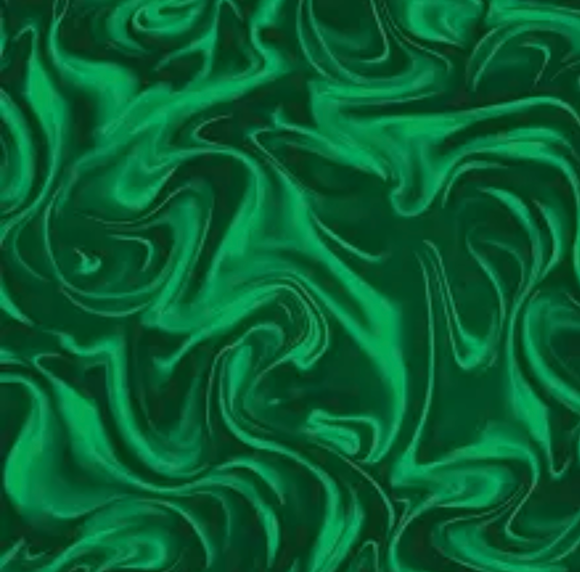 Pearlized Marble - Marbleized Forest Green Yardage
