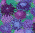 Kaffe Fassett Collective Classics - Japanese Chrysanthemum Purple Yardage