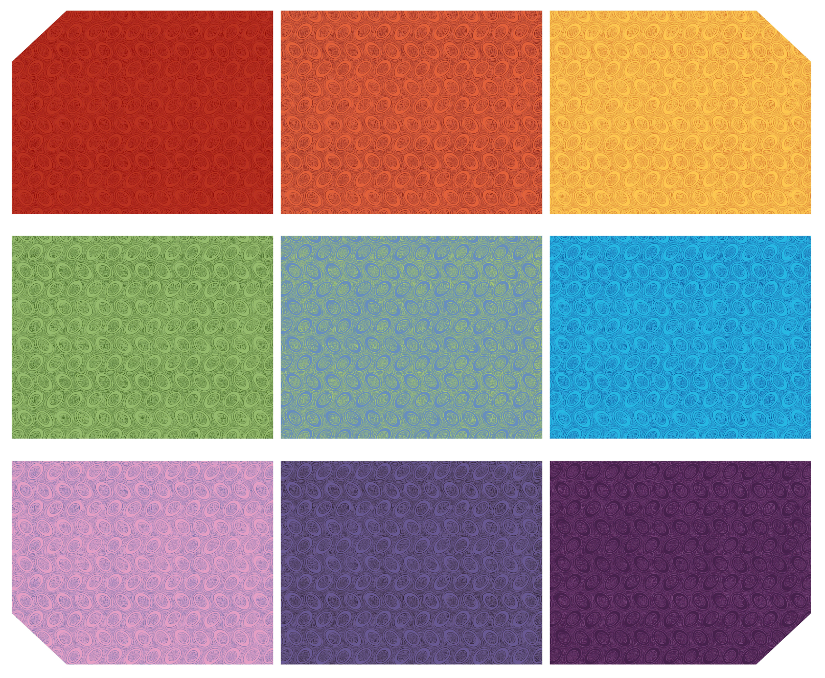 Kaffe Fassett Collective Aboriginal Dot 2.5" Mini Design Roll Tower - 63 Pcs