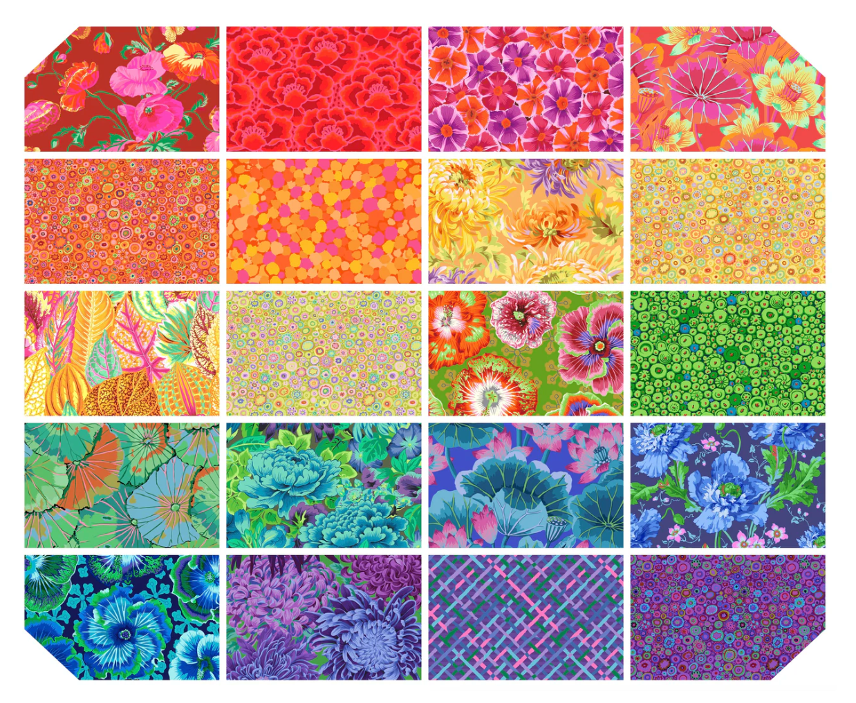 Kaffe Fassett Collective Classics Plus Spectrum 5" Squares