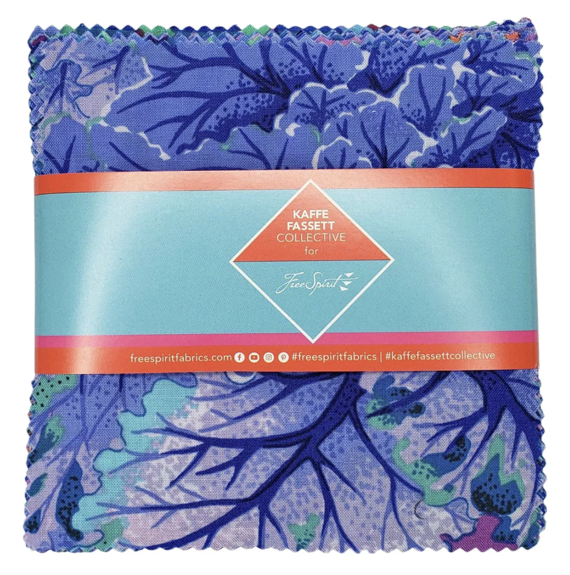 Kaffe Fassett Collective Classics Plus Royal 5" Squares