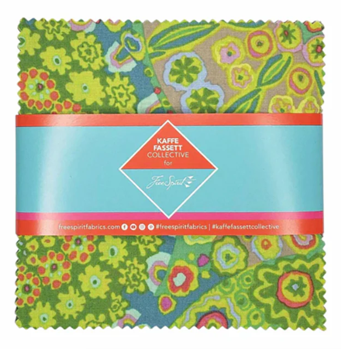 Kaffe Fassett Collective Classics Plus Tidal 5" Squares