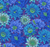 Kaffe Fassett Collective Classics - Cactus Flower Blue Yardage