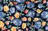 Summer Rose - Lorraine - Midnight Metallic Yardage