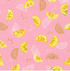 Rose Lemonade Cotton Lawn - Lemon Slices Pink Yardage