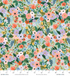 Petite Garden Party Mint Fabric by Rifle Paper Co. for Cotton + Steel – mint green cotton with tiny pastel floral pattern.