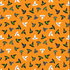 Witchy Woods - Witches Hats on Halloween Orange Glow in the Dark Yardage