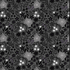 Witchy Woods - Floral Cobwebs on Grey Glow in the Dark Yardage