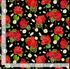 Scarlet Beauty - Geranium and Daisies Yardage