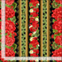 Scarlet Beauty - Geranium 11" Stripe Yardage