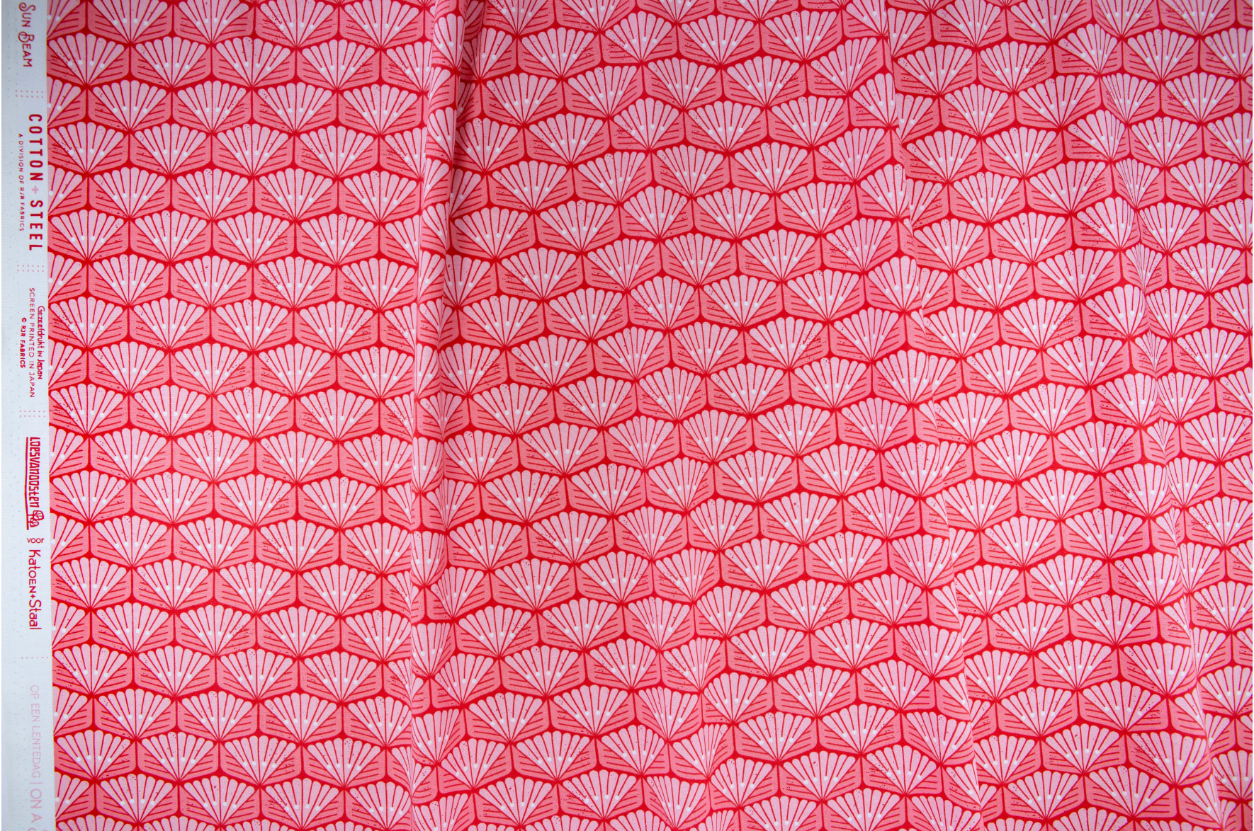 On a Spring Day - Sun Beam - Rosy Blush Yardage