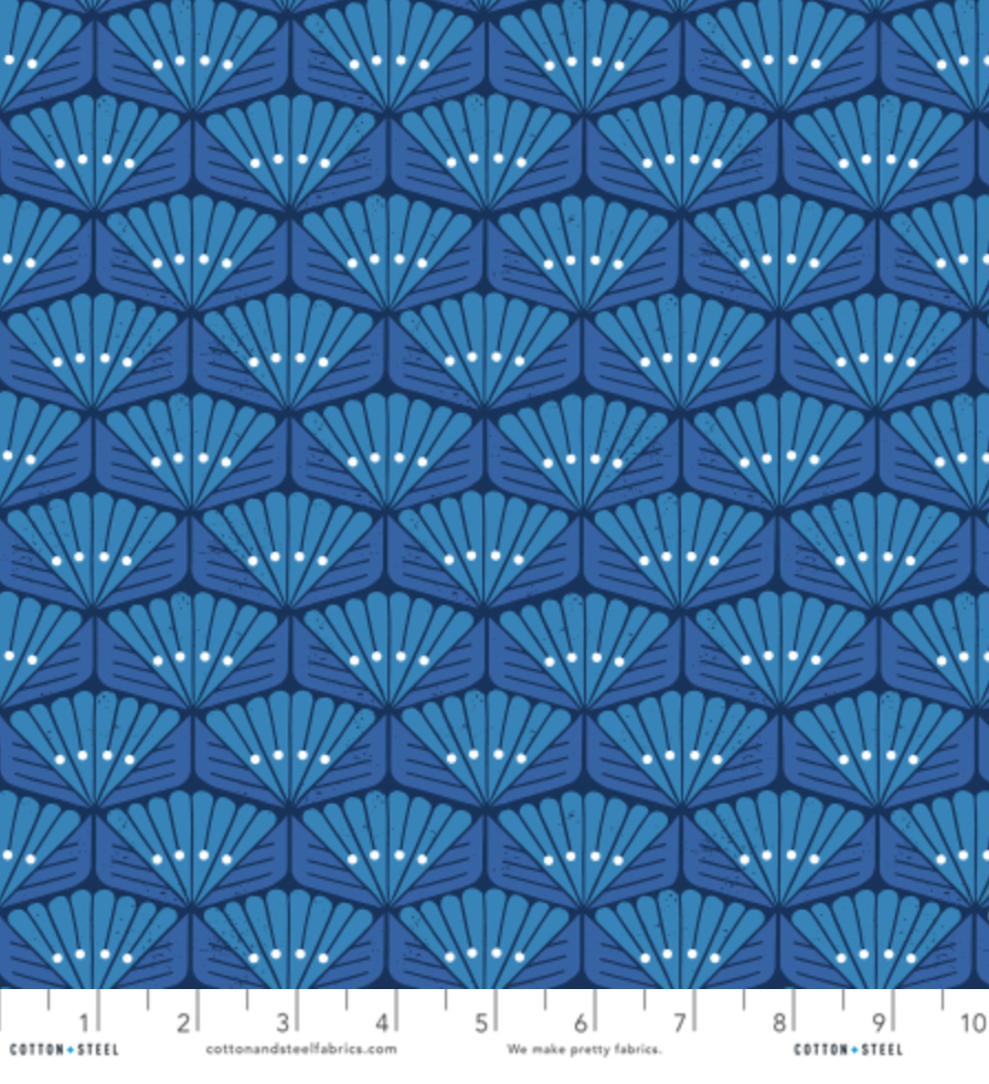 On a Spring Day - Sun Beam - Ocean Yardage