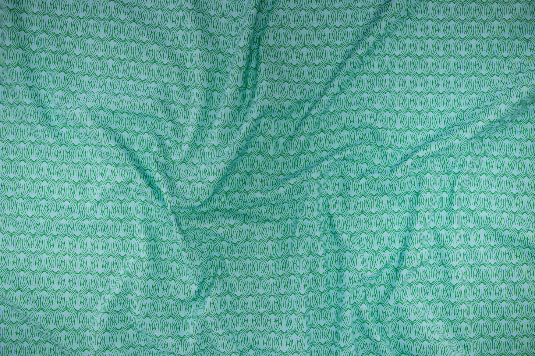 On a Spring Day – Petal – Paradise fabric featuring delicate petal motifs in a tranquil paradise colorway by Loes van Oosten for Cotton+Steel.