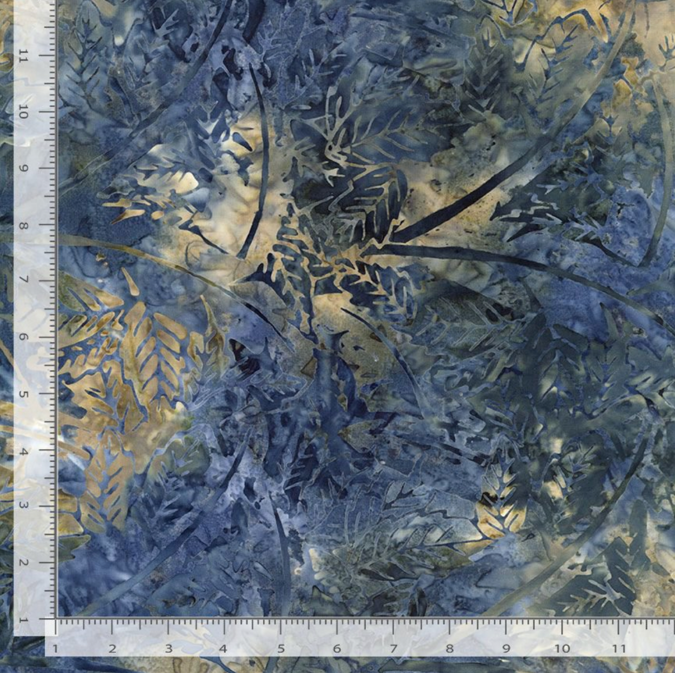 108" Wide XTonga Large Tropical Leaves Luna Batik Fabric by Timeless Treasures