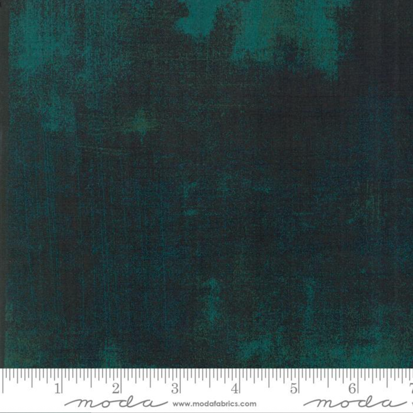 Grunge Basics – Everglade fabric featuring a deep teal hue with subtle grunge textures, 100% cotton by BasicGrey for Moda Fabrics