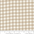 Isabella Wovens – Cream fabric featuring a classic cream and natural gingham design, 100% cotton by Moda Fabrics