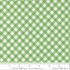 Summertime – Picnic Checks Green fabric featuring charming green and white gingham pattern, 100% cotton by Camille Roskelley for Moda Fabrics
