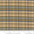Lydia's Lace – Determination Toast fabric featuring a classic plaid pattern in warm toast tones, 100% cotton by Betsy Chutchian for Moda Fabrics