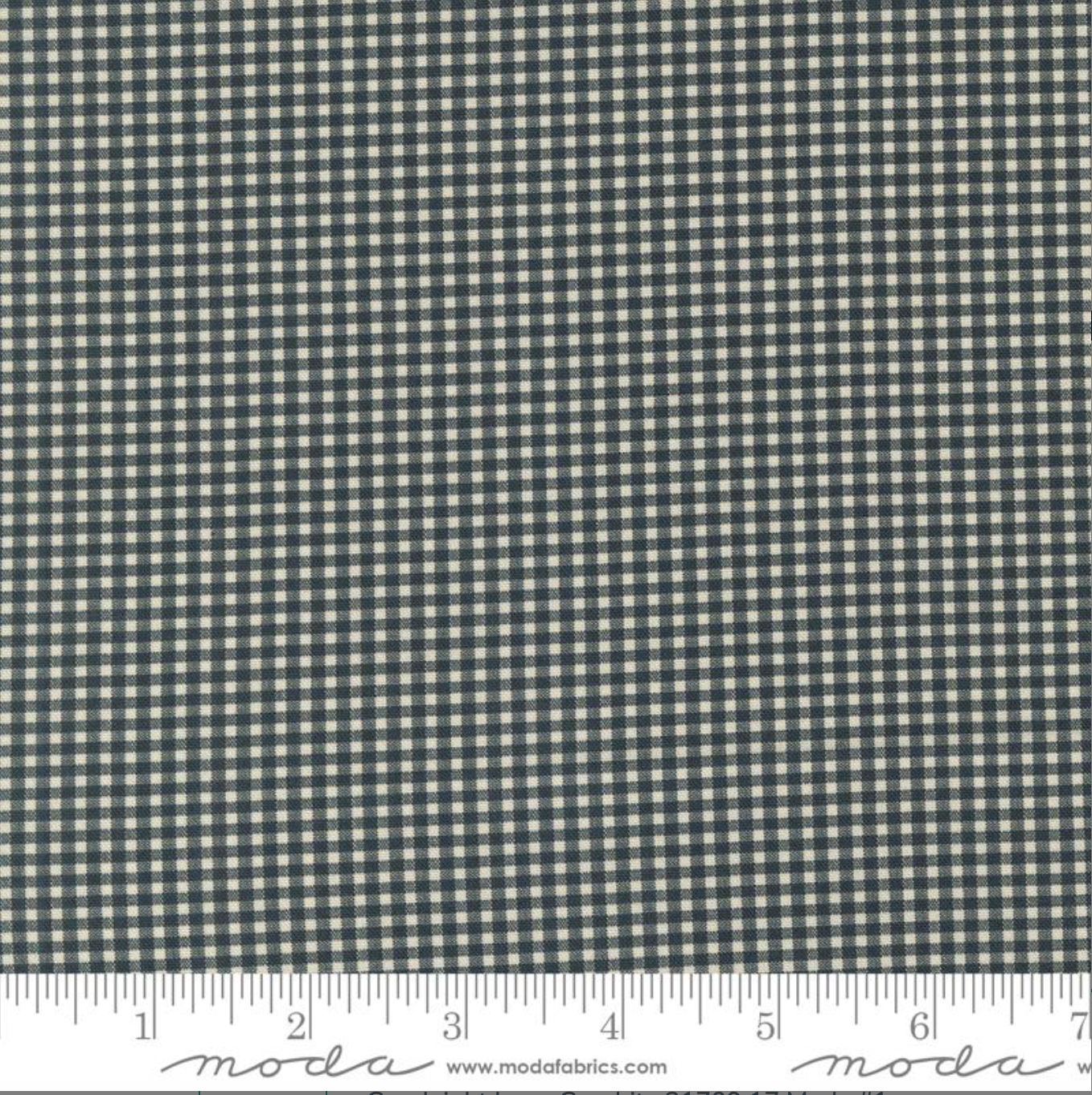 Goodnight Irene – Gingham Graphite fabric featuring a classic gingham check pattern in sophisticated graphite hues, 100% cotton by Betsy Chutchian for Moda Fabrics