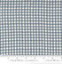 FG Woven Ginghams – Woad Pearl fabric featuring a classic gingham check pattern in soothing woad blue and pearl hues, 100% cotton by French General for Moda Fabrics