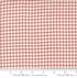 FG Woven Ginghams – Garance Pearl fabric featuring a classic gingham check pattern in rich red and soft pearl hues, 100% cotton by French General for Moda Fabrics
