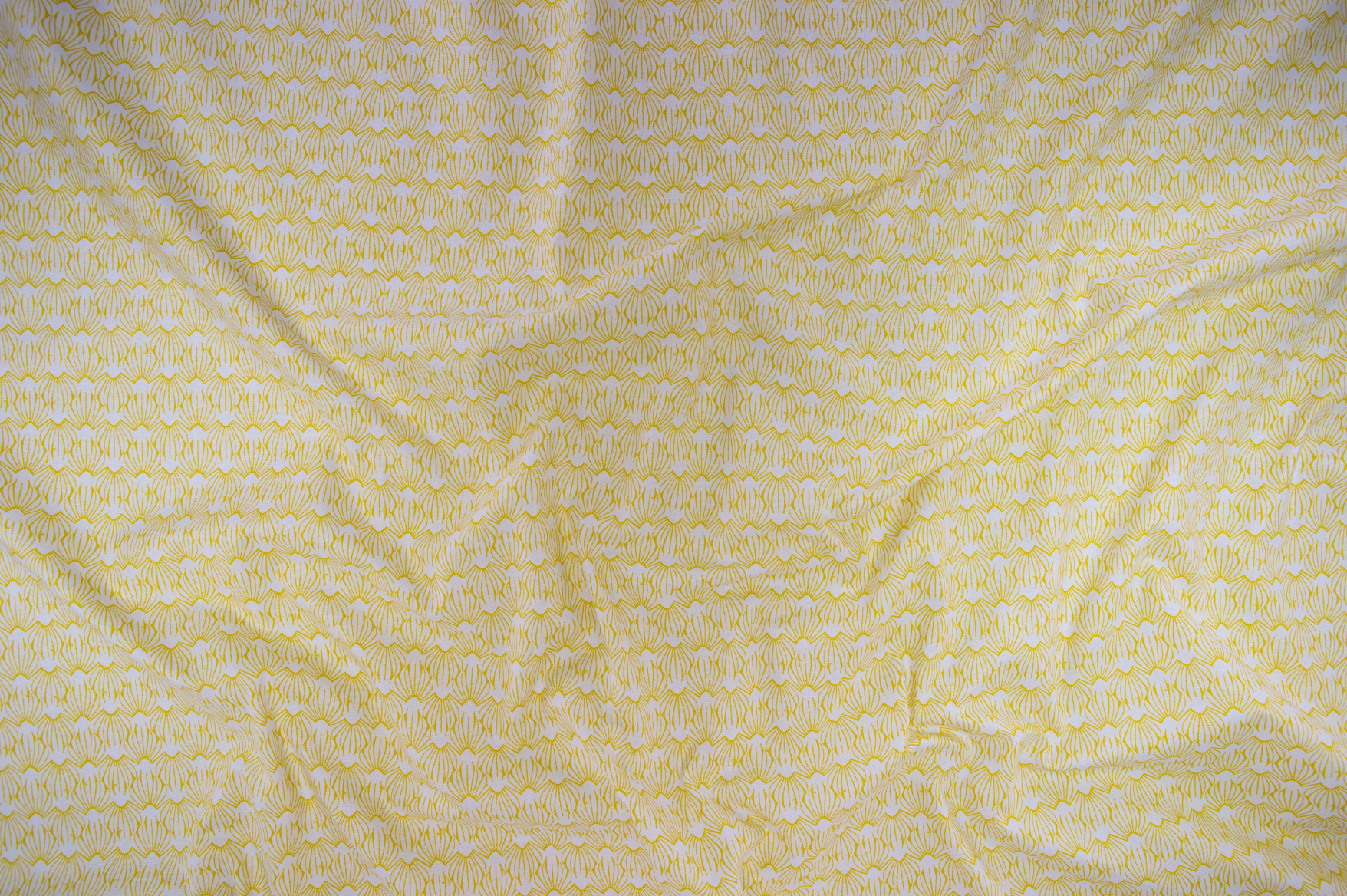 On a Spring Day – Petal – Sunshine fabric featuring delicate yellow petal motifs on a pale background by Loes van Oosten for Cotton+Steel.