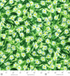 Daisy Blue – Flowering Field – Spring fabric featuring delicate white daisies on a soft green background by RJR Fabrics.
