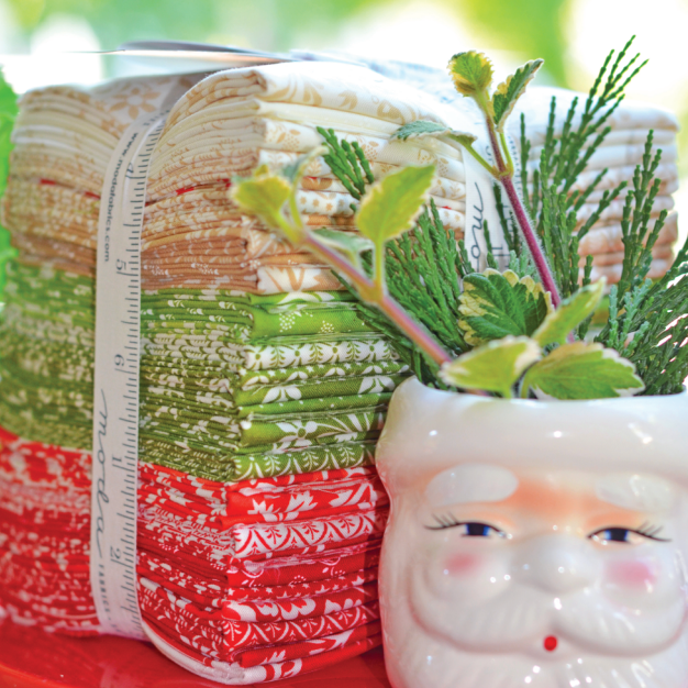 Buon Natale Fat Quarter Bundle with 35 holiday-themed cotton prints by Moda Fabrics – SKU 35400AB