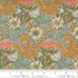 Morris Manor Compton Florals Porcelain fabric by Barbara Brackman – ivory floral quilting cotton (Moda 8390 11).