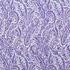Purple paisley quilting cotton fabric from the Lavender Fields collection by Benartex, featuring detailed floral motifs in lavender and violet tones.
