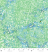 Blue and aqua bubble batik fabric – Blossom Batiks Horizon by Flaurie & Finch.