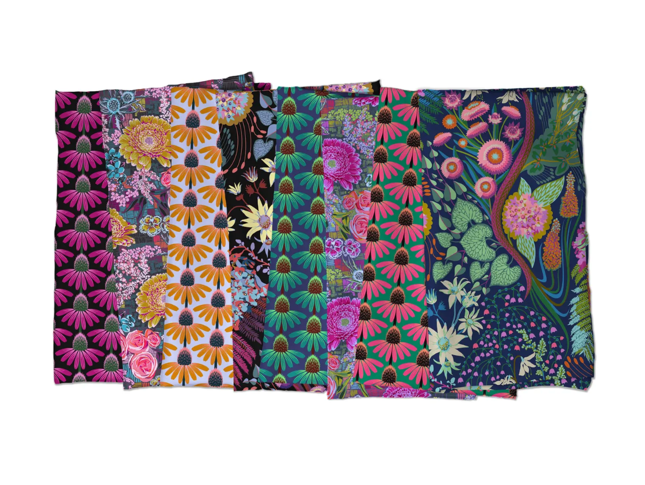 Love Always AM - Echinacea Sunset Cotton Lawn Yardage