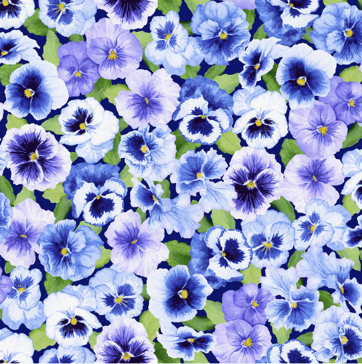 Brookview Iris Fabric from Bloomfield Avenue collection by RJR Fabrics featuring delicate purple floral print on a light background.