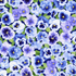 Brookview Iris Fabric from Bloomfield Avenue collection by RJR Fabrics featuring delicate purple floral print on a light background.