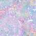 Blossom Batiks – Geodes Light Amethyst by Flaurie & Finch – hand-dyed cotton fabric in soft lavender pastel with geode-inspired pattern.