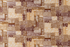 Homestead – Plots – Gold Sand Unbleached Fabric by Jeanne McGee featuring geometric motifs on a natural background.