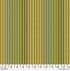 Caterpillar Stripe – Sprout fabric featuring bright yarn-dyed stripes in green, yellow, and aqua from Kaffe Fassett’s Woven Stripes collection.